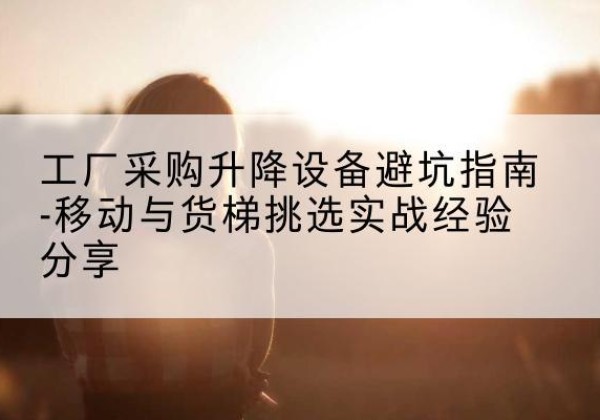 乌当移动式升降机怎么选-工厂采购升降设备避坑指南-移动与货梯挑选实战经验分享